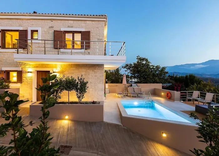 Upper View Villa, With Private Pool * Chania (Crete)