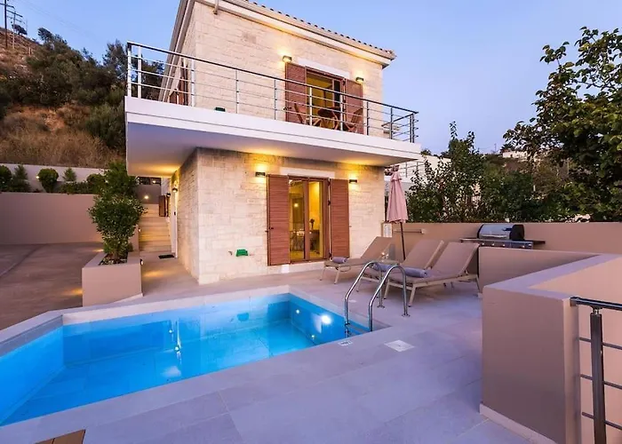 Upper View Villa, With Private Pool Villa Chania (Crete)