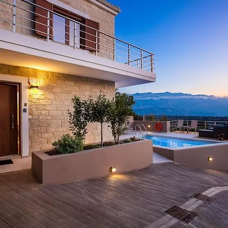 Upper View Villa, With Private Pool Chania (Crete)
